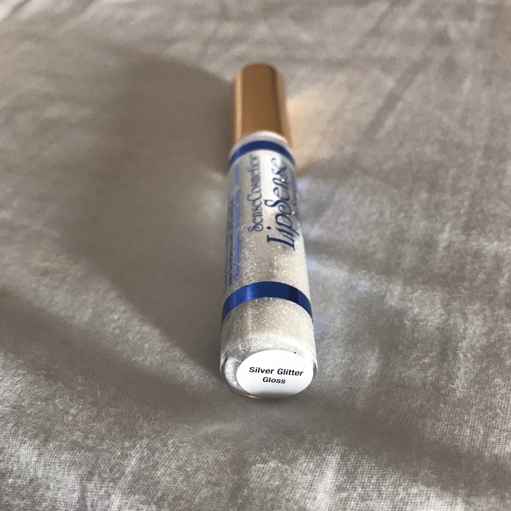 Silver Glitter Gloss LipSense lip gloss
